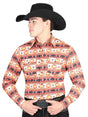 El General Orange Western Shirt 44314 - BELLEZA'S - El General Orange Western Shirt 44314 - CABALLERO - 04431401