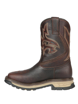 El General Rodeo Work Boot - Bull Fight Brown 44692 - BELLEZA'S - El General Rodeo Work Boot - Bull Fight Brown 44692 - CABALLERO - 04469201