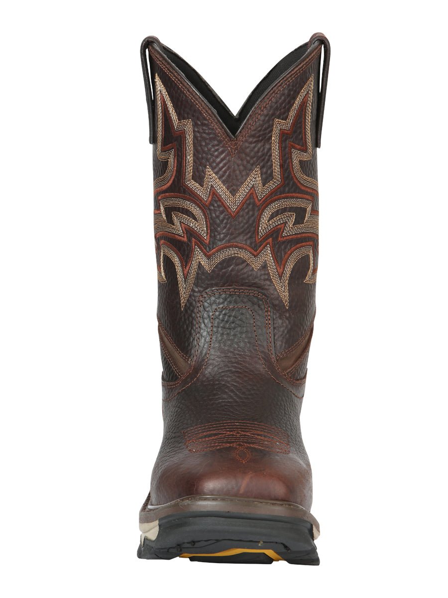 El General Rodeo Work Boot - Bull Fight Brown 44692 - BELLEZA'S - El General Rodeo Work Boot - Bull Fight Brown 44692 - CABALLERO - 04469201