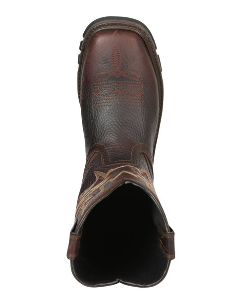 El General Rodeo Work Boot - Bull Fight Brown 44692 - BELLEZA'S - El General Rodeo Work Boot - Bull Fight Brown 44692 - CABALLERO - 04469201