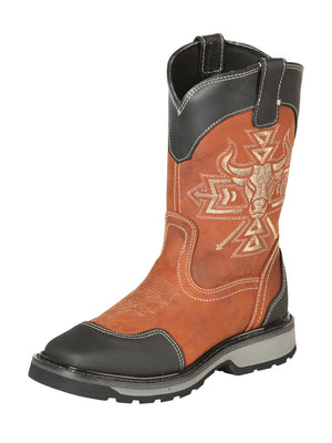 El General Rodeo Work Boot - Crazy Kansas Black/ Honey 51281 - BELLEZA'S - El General Rodeo Work Boot - Crazy Kansas Black/ Honey 51281 - CABALLERO - 05128101