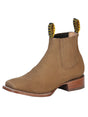 El General Square Toe Ankle Boot - Nobuck Brown 126195 - BELLEZA'S - El General Square Toe Ankle Boot - Nobuck Brown 126195 - CABALLERO - 12619501
