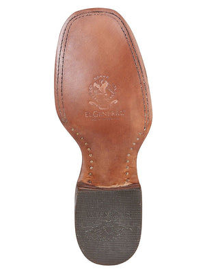 El General Square Toe Ankle Boot - Nobuck Brown 126198 - BELLEZA'S - El General Square Toe Ankle Boot - Nobuck Brown 126198 - CABALLERO - 12619801