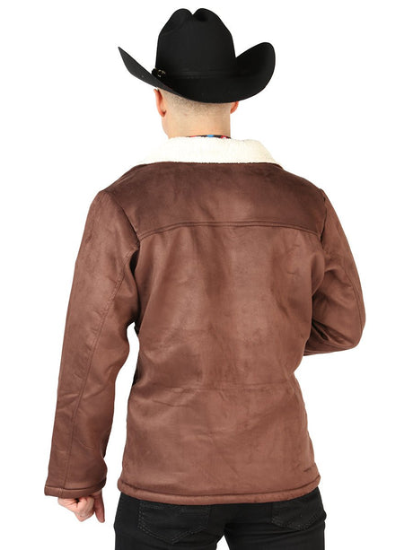 El General Suede Jacket Brown 44140 - BELLEZA'S - El General Suede Jacket Brown 44140 - CABALLERO - 04414001