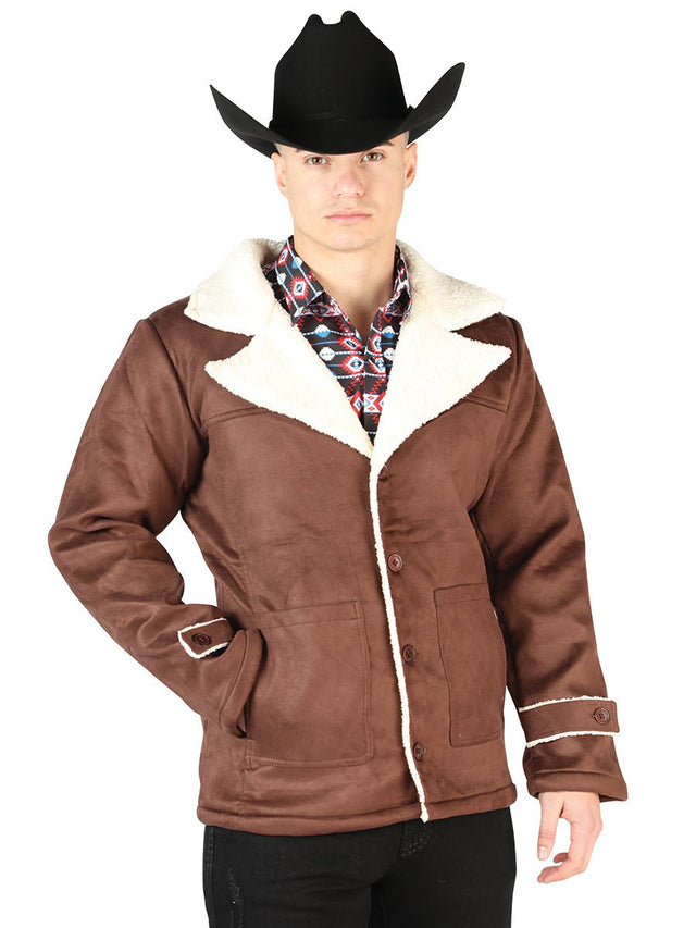 El General Suede Jacket Brown 44140 - BELLEZA'S - El General Suede Jacket Brown 44140 - CABALLERO - 04414001