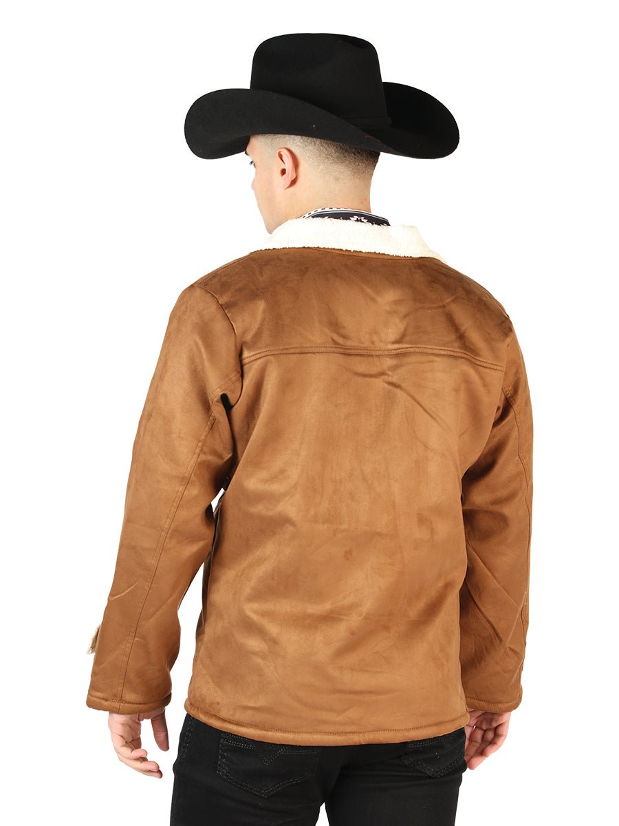 El General Suede Jacket Tan 44139 - BELLEZA'S - El General Suede Jacket Tan 44139 - CABALLERO - 04413901