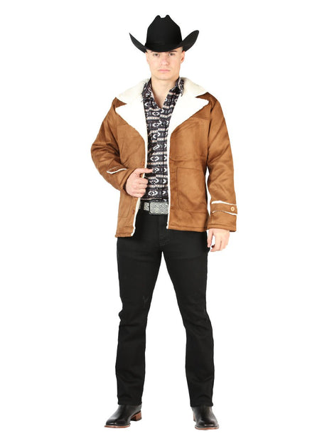 El General Suede Jacket Tan 44139 - BELLEZA'S - El General Suede Jacket Tan 44139 - CABALLERO - 04413901