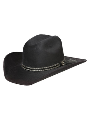 El General Suede Western Kids Hat Black 44247 - BELLEZA'S - El General Suede Western Kids Hat Black 44247 - NIÑO - 04424701