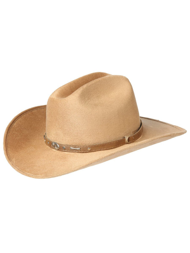El General Suede Western Kids Hat Camel 44245 - BELLEZA'S - El General Suede Western Kids Hat Camel 44245 - NIÑO - 04424501