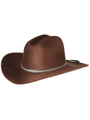 El General Suede Western Kids Hat Dark Brown 44246 - BELLEZA'S - El General Suede Western Kids Hat Dark Brown 44246 - NIÑO - 04424601
