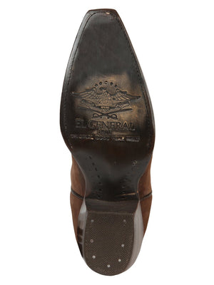 El General Women’s Embroidered Western Boots - Brown 45788 - BELLEZA'S - El General Women’s Embroidered Western Boots - Brown 45788 - DAMA - 04578801