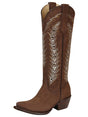 El General Women’s Embroidered Western Boots - Brown 45788 - BELLEZA'S - El General Women’s Embroidered Western Boots - Brown 45788 - DAMA - 04578801