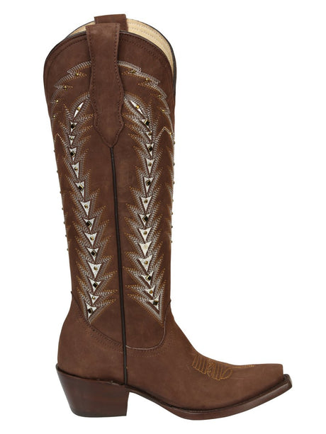 El General Women’s Embroidered Western Boots - Brown 45788 - BELLEZA'S - El General Women’s Embroidered Western Boots - Brown 45788 - DAMA - 04578801