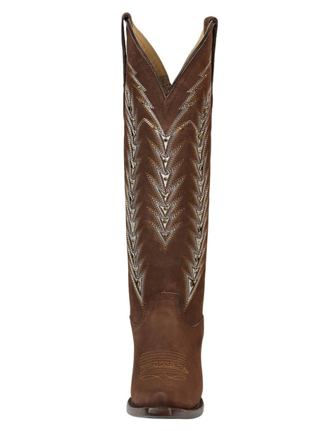 El General Women’s Embroidered Western Boots - Brown 45788 - BELLEZA'S - El General Women’s Embroidered Western Boots - Brown 45788 - DAMA - 04578801