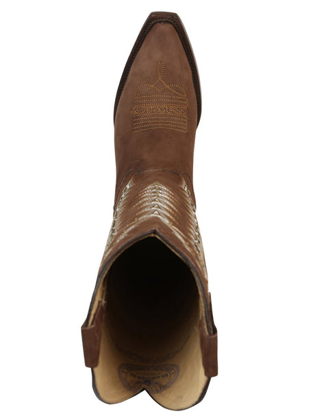 El General Women’s Embroidered Western Boots - Brown 45788 - BELLEZA'S - El General Women’s Embroidered Western Boots - Brown 45788 - DAMA - 04578801
