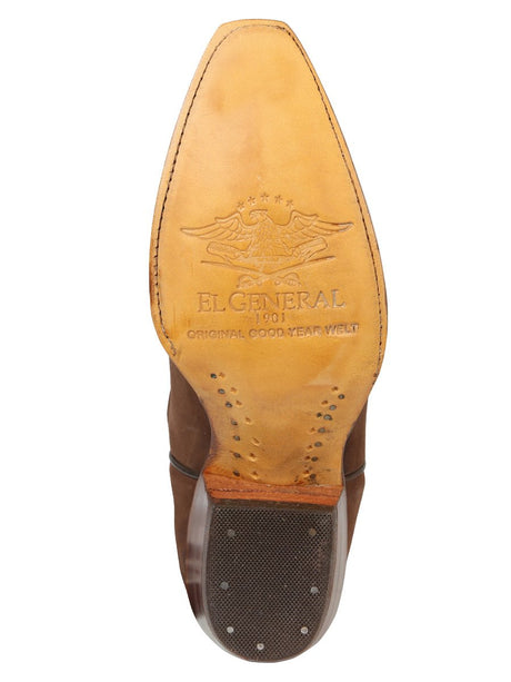 El General Women’s Embroidered Western Boots - Brown 45792 - BELLEZA'S - El General Women’s Embroidered Western Boots - Brown 45792 - DAMA - 04579201