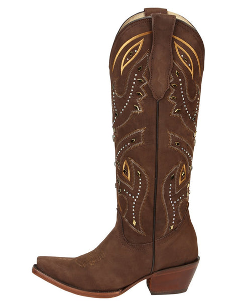 El General Women’s Embroidered Western Boots - Brown 45792 - BELLEZA'S - El General Women’s Embroidered Western Boots - Brown 45792 - DAMA - 04579201