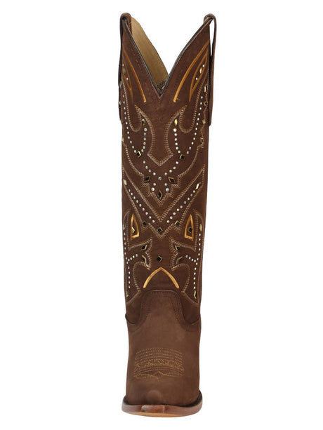 El General Women’s Embroidered Western Boots - Brown 45792 - BELLEZA'S - El General Women’s Embroidered Western Boots - Brown 45792 - DAMA - 04579201