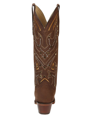 El General Women’s Embroidered Western Boots - Brown 45792 - BELLEZA'S - El General Women’s Embroidered Western Boots - Brown 45792 - DAMA - 04579201