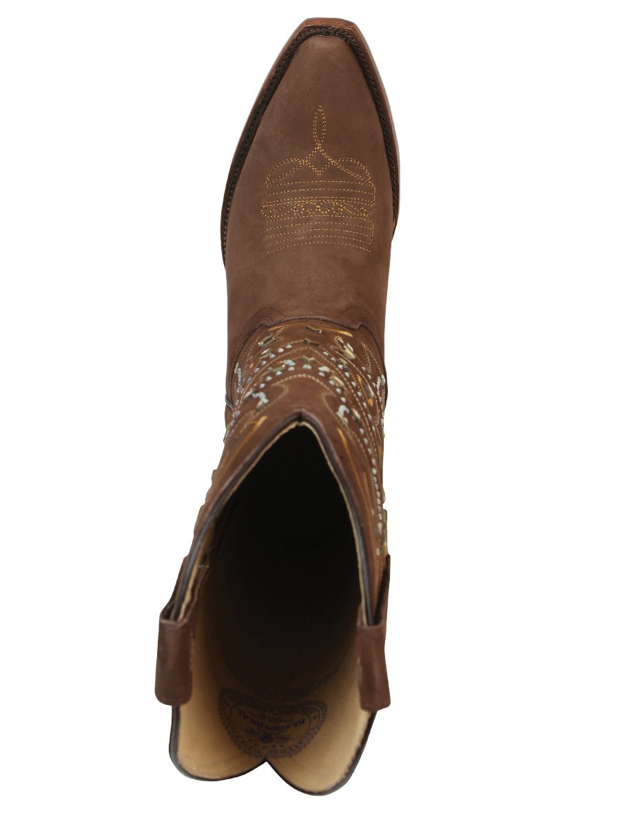 El General Women’s Embroidered Western Boots - Brown 45792 - BELLEZA'S - El General Women’s Embroidered Western Boots - Brown 45792 - DAMA - 04579201