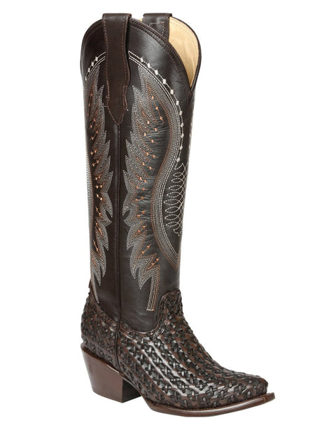 El General Women’s Embroidered Western Boots - Choco 45782 - BELLEZA'S - El General Women’s Embroidered Western Boots - Choco 45782 - DAMA - 04578201