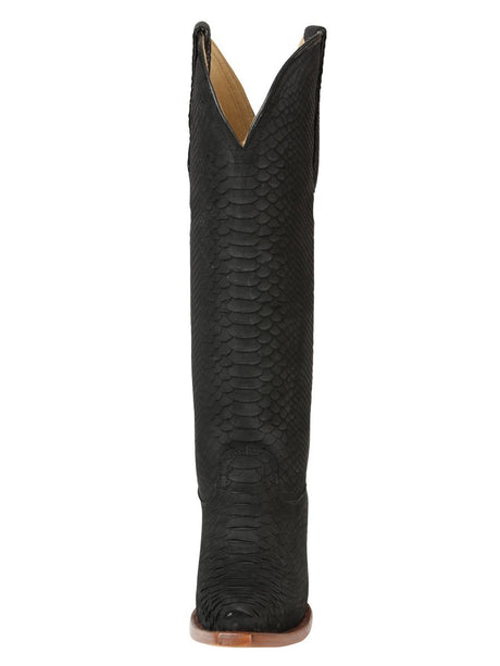 El General Women’s Western Boots Python Print - Black 45791 - BELLEZA'S - El General Women’s Western Boots Python Print - Black 45791 - DAMA - 04579101
