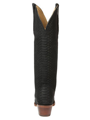 El General Women’s Western Boots Python Print - Black 45791 - BELLEZA'S - El General Women’s Western Boots Python Print - Black 45791 - DAMA - 04579101
