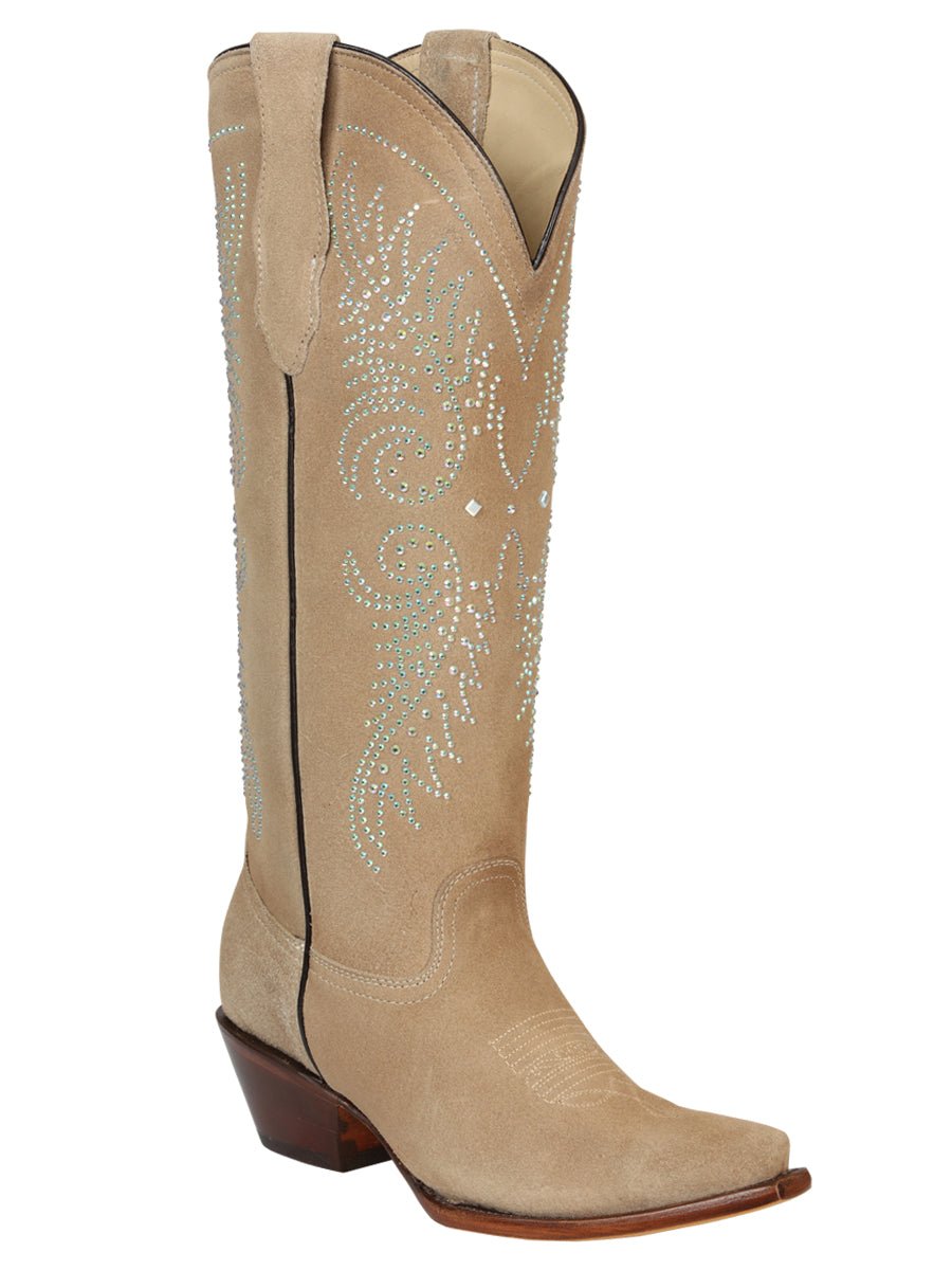 El General Women’s Western Suede Boots - Tuscani 45793 - BELLEZA'S - El General Women’s Western Suede Boots - Tuscani 45793 - DAMA - 04579301