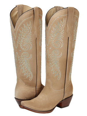 El General Women’s Western Suede Boots - Tuscani 45793 - BELLEZA'S - El General Women’s Western Suede Boots - Tuscani 45793 - DAMA - 04579301