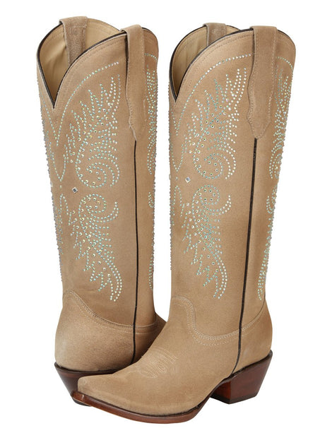 El General Women’s Western Suede Boots - Tuscani 45793 - BELLEZA'S - El General Women’s Western Suede Boots - Tuscani 45793 - DAMA - 04579301