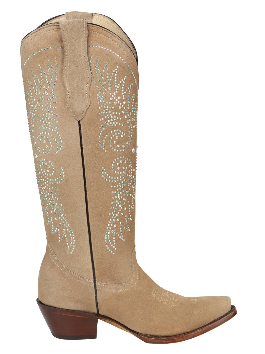 El General Women’s Western Suede Boots - Tuscani 45793 - BELLEZA'S - El General Women’s Western Suede Boots - Tuscani 45793 - DAMA - 04579301
