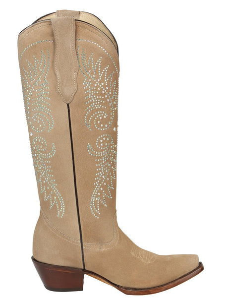 El General Women’s Western Suede Boots - Tuscani 45793 - BELLEZA'S - El General Women’s Western Suede Boots - Tuscani 45793 - DAMA - 04579301