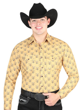 El General Yellow Western Shirt 44323 - BELLEZA'S - El General Yellow Western Shirt 44323 - CABALLERO - 04432301