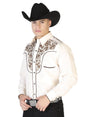El Señor de los Cielos Embroidery Shirt Beige/Gold 43299 - BELLEZA'S - El Señor de los Cielos Embroidery Shirt Beige/Gold 43299 - CABALLERO - 04329901