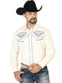El Señor de los Cielos Embroidery Shirt Beige/Gray 126679 - BELLEZA'S - El Señor de los Cielos Embroidery Shirt Beige/Gray 126679 - CABALLERO - 12667901