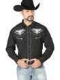 El Señor de los Cielos Embroidery Shirt Black/white 126676 - BELLEZA'S - El Señor de los Cielos Embroidery Shirt Black/white 126676 - CABALLERO - 12667601