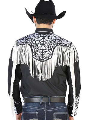 El Señor de los Cielos Embroidery Shirt Black/White 126707 - BELLEZA'S - El Señor de los Cielos Embroidery Shirt Black/White 126707 - CABALLERO - 12670701