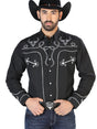El Señor de los Cielos Embroidery Shirt Black/White 126711 - BELLEZA'S - El Señor de los Cielos Embroidery Shirt Black/White 126711 - CABALLERO - 12671101