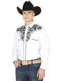 El Señor de los Cielos Embroidery Shirt White/Black 43300 - BELLEZA'S - El Señor de los Cielos Embroidery Shirt White/Black 43300 - CABALLERO - 04330001