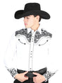 El Señor De Los Cielos Embroidery Shirt White/Black 44334 - BELLEZA'S - El Señor De Los Cielos Embroidery Shirt White/Black 44334 - CABALLERO - 04433401