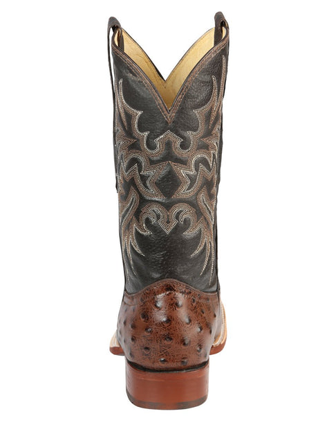 El Señor de los Cielos Men’s Rodeo Boot - Imitation Ostrich Leather - Brown 44934 - BELLEZA'S - El Señor de los Cielos Men’s Rodeo Boot - Imitation Ostrich Leather - Brown 44934 - CABALLERO - 04493401