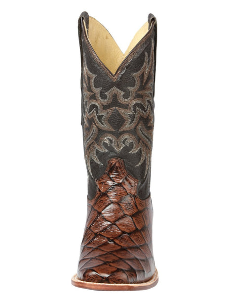 El Señor de los Cielos Men’s Rodeo Boot - Monster Fish Imitation Leather - Brown 44931 - BELLEZA'S - El Señor de los Cielos Men’s Rodeo Boot - Monster Fish Imitation Leather - Brown 44931 - CABALLERO - 04493101