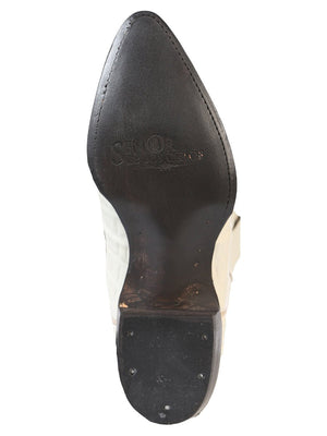 El Señor de los Cielos Men’s Western Boot - Caiman Tail Print Leather - Bone 40845 - BELLEZA'S - El Señor de los Cielos Men’s Western Boot - Caiman Tail Print Leather - Bone 40845 - CABALLERO - 04084501