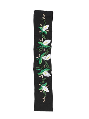 Elastic Embroidered Headband Black 602768 - BELLEZA'S - Elastic Embroidered Headband Black 602768 - DAMA - 60276801