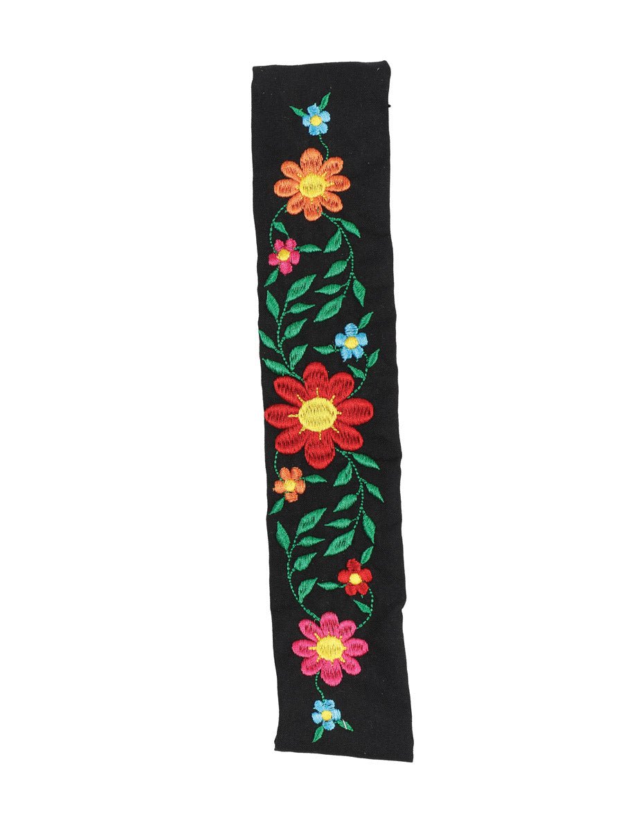 Elastic Embroidered Headband Black 602771 - BELLEZA'S - Elastic Embroidered Headband Black 602771 - DAMA - 60277101