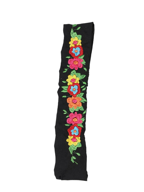 Elastic Embroidered Headband Black 602778 - BELLEZA'S - Elastic Embroidered Headband Black 602778 - DAMA - 60277801