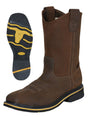 Establo Men’s Rodeo Boot - Crazy Leather Tan with Steel Toe 41544 - BELLEZA'S - Establo Men’s Rodeo Boot - Crazy Leather Tan with Steel Toe 41544 - CABALLERO - 04154401