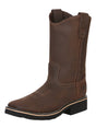 Establo Men’s Rodeo Work Boot - Crazy Leather in Tan 41550 - BELLEZA'S - Establo Men’s Rodeo Work Boot - Crazy Leather in Tan 41550 - CABALLERO - 04155001