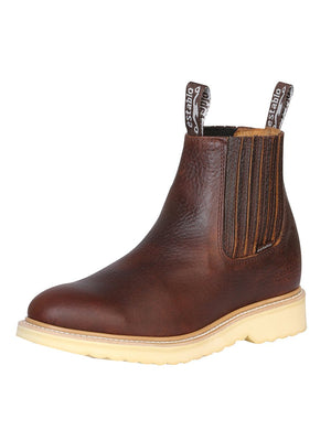 Establo Men’s Work Ankle Boot - Bull Fight Leather - Honey 22953 - BELLEZA'S - Establo Men’s Work Ankle Boot - Bull Fight Leather - Honey 22953 - CABALLERO - 02295301