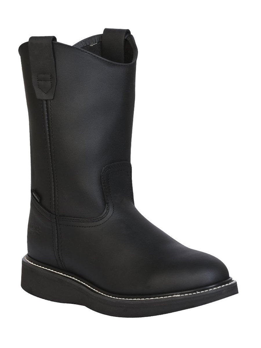 Establo Men’s Work Boot Grasso Leather - Black 312 - BELLEZA'S - Establo Men’s Work Boot Grasso Leather - Black 312 - CABALLERO - 00031201